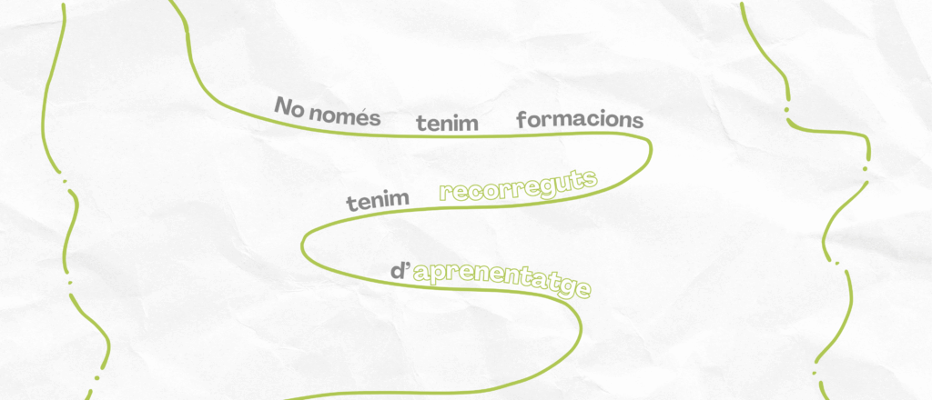 En l’àmbit social, educatiu i terapèutic, la formació contínua és clau. No n’hi ha prou amb acumular coneixements: el que marca la diferència és construir un camí coherent, progressiu i amb sentit.

Per això, a EDUVIC · Itinere hem creat els recorreguts d’aprenentatge, itineraris formatius que connecten diverses de les nostres formacions i et permeten avançar pas a pas cap a una especialització completa.